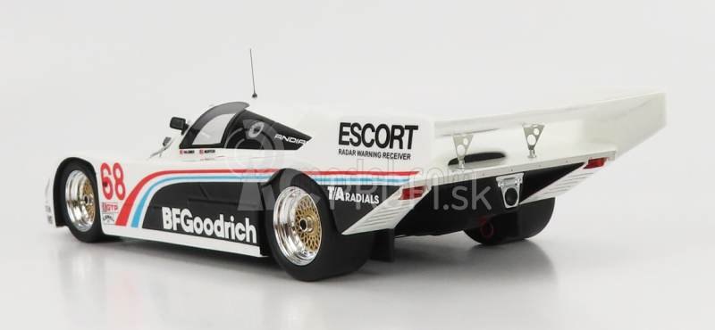 Truescale Porsche 962 Team Bfgoodrich N 68 500 Miles Imsa Road America 1986 D.brassfield - J.mass 1:18 biela čierna