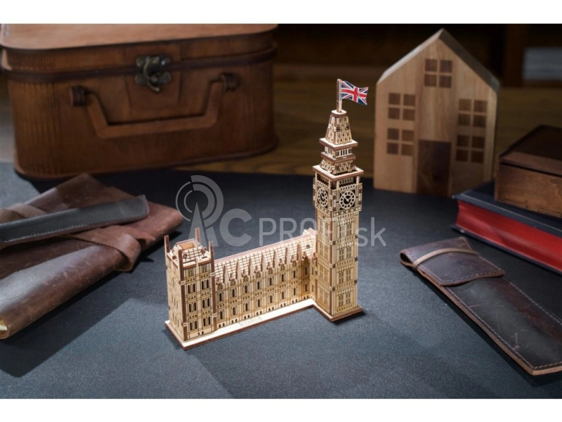 Ugears 3D drevené mechanické puzzle Big Ben