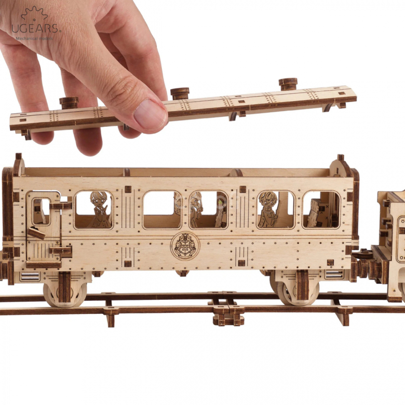 Ugears 3D drevené mechanické puzzle Harry Potter Hogwarts Express