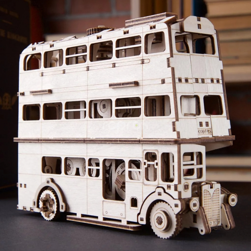 Ugears 3D drevené mechanické puzzle Harry Potter Knight Bus