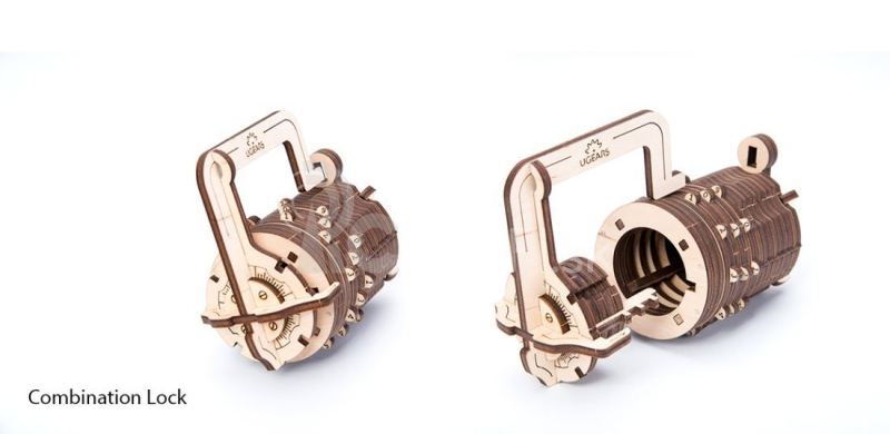 Ugears 3D drevené mechanické puzzle hrad