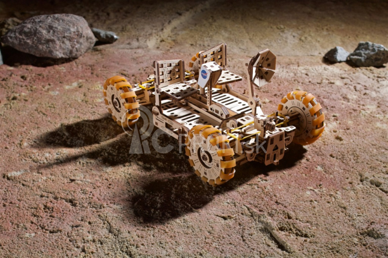 Ugears 3D drevené mechanické puzzle NASA, Lunárny rover