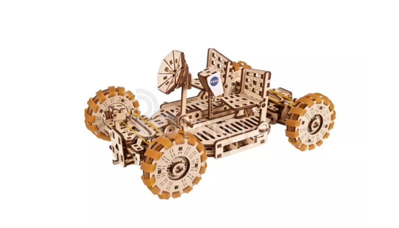 Ugears 3D drevené mechanické puzzle NASA, Lunárny rover