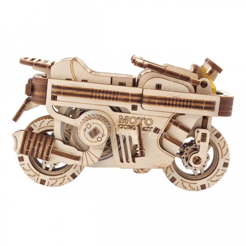 Ugears 3D drevené mechanické puzzle skladacie kolobežky