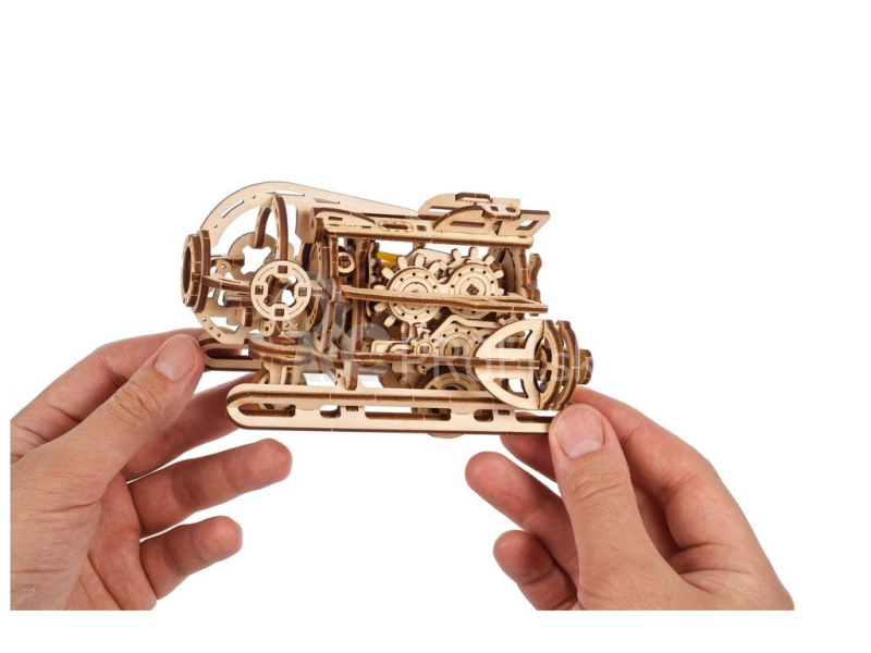 Ugears 3D drevené mechanické puzzle Steampunk ponorka