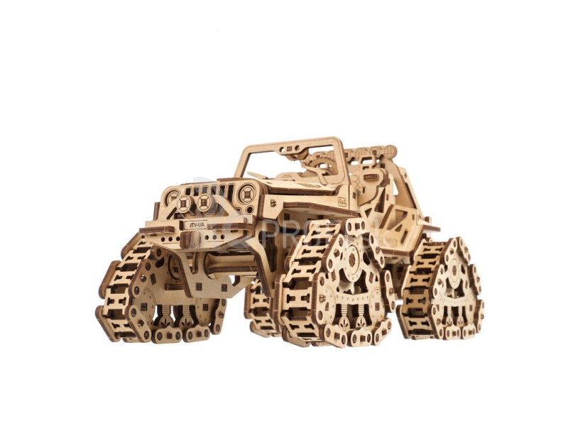 Ugears 3D drevené mechanické puzzle Triceratops