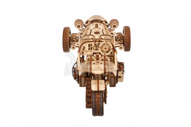 Ugears 3D drevené mechanické puzzle trojkolka UGR-S