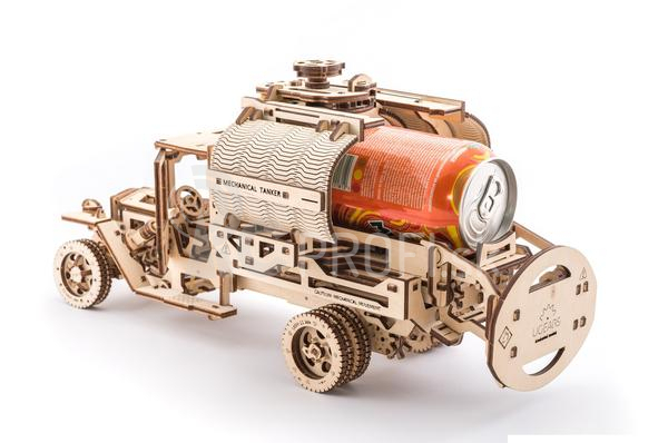 Ugears 3D drevené mechanické puzzle UGM-11 Nákladné auto s cisternou