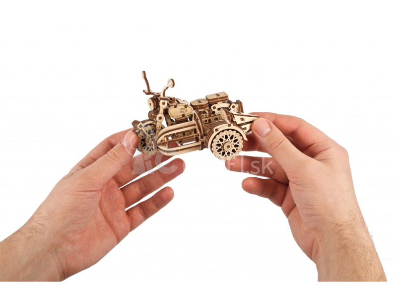 Ugears 3D drevené mechanické puzzle Vojenský nákladiak