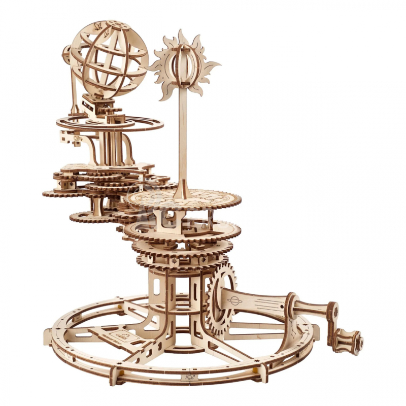 Ugears Tellurium 3D drevené mechanické puzzle