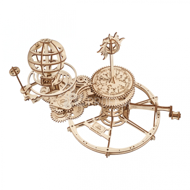 Ugears Tellurium 3D drevené mechanické puzzle