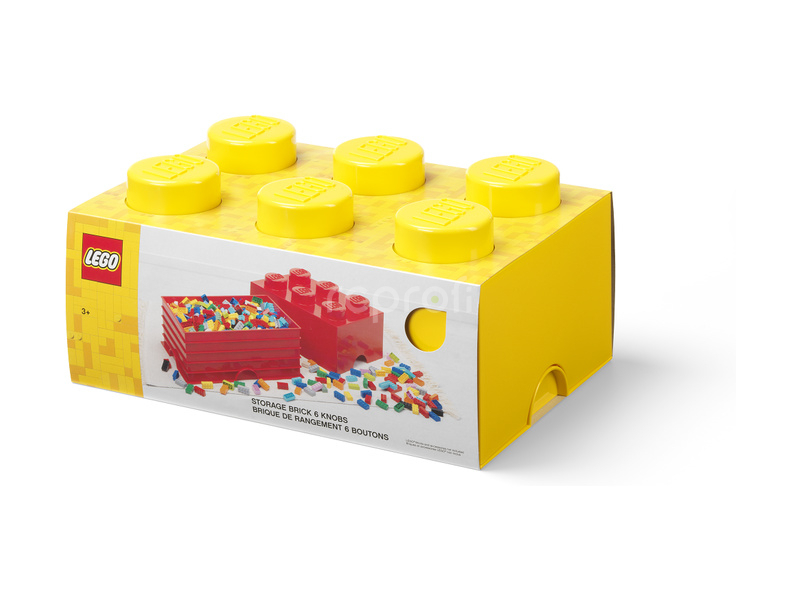 LEGO úložný box 250x375x180mm – červený