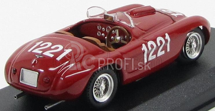 Umelecký model Ferrari 195 Spider N 1221 Winner Coppa Della Toscana 1950 Serafini - Salami 1:43 Red