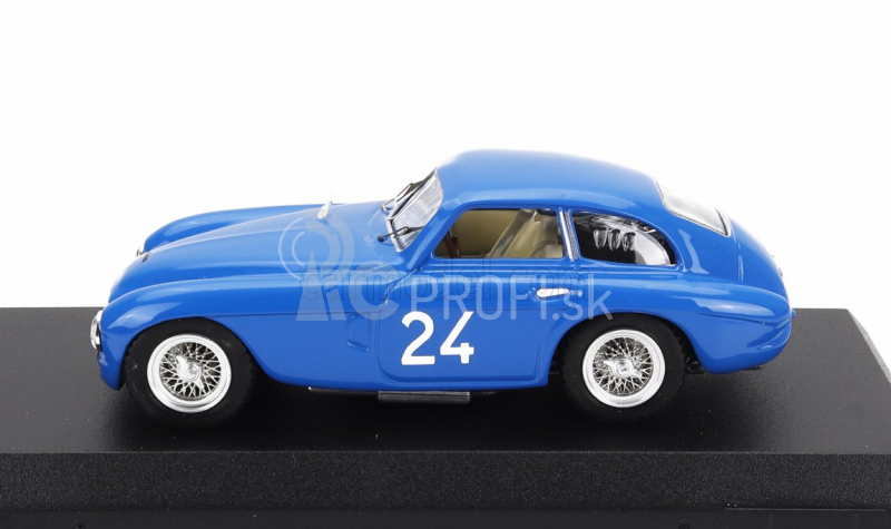 Umelecký model Ferrari 195s 2.3l V12 Touring Berlinetta N 24 Winner Coppa Inter-europa Monza 1953 Giulio Musitelli 1:43 Modrá