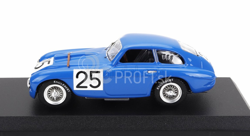 Umelecký model Ferrari 195s 2.3l V12 Touring Berlinetta Team Luigi Chinetti N 25 24h Le Mans 1950 Raymond Sommer - Dorino Serafini 1:43 Modrá