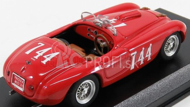 Umelecký model Ferrari 195s Barchetta Spider Ch.0060 N 744 Winner Giro Della Calabria 1950 Serafini - Salami 1:43 Red