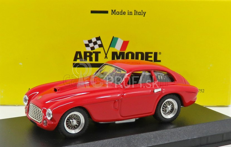 Umelecký model Ferrari 195s Touring Berlinetta 1950 1:43 Červená