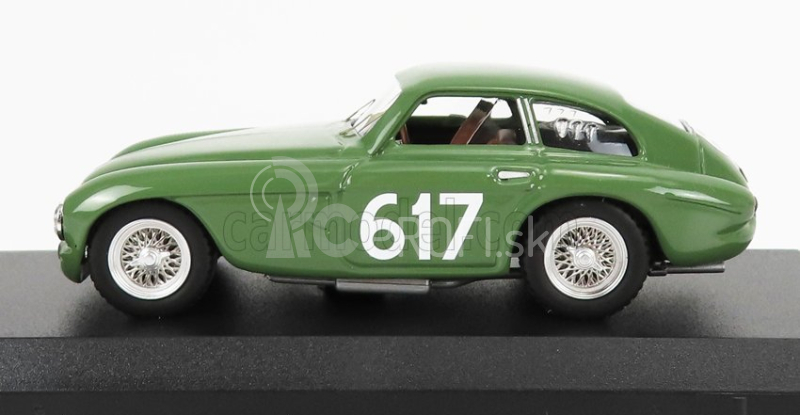 Umelecký model Ferrari 212 Export Touring Berlinetta N 617 Mille Miglia 1953 Gerini - Donazzolo 1:43 Zelená