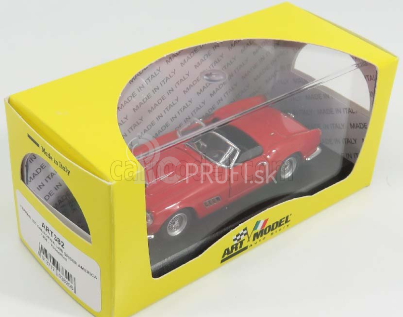 Umelecký model Ferrari 250 California Lwb Spider America 1958 1:43 Red