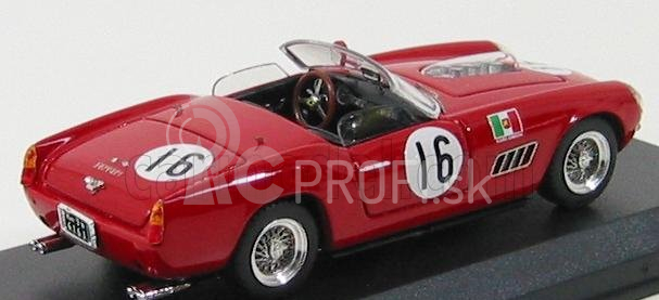 Umelecký model Ferrari 250 California Sebring 1960 N 16 Serena Scarlatti 1:43 Red