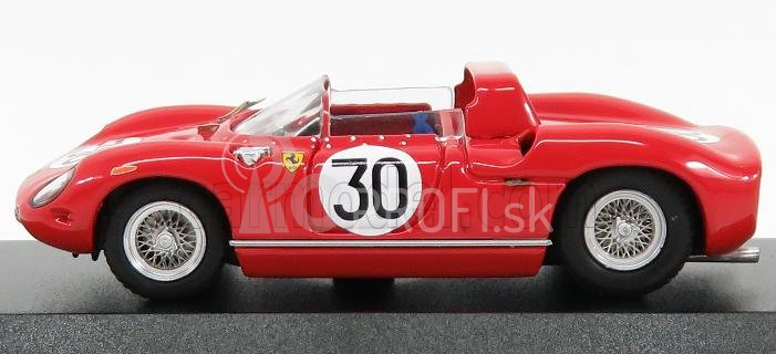 Umelecký model Ferrari 250p Spider Ch.0810 N 30 Winner 12h Sebring 1963 Surtees - Scarfiotti 1:43 Red