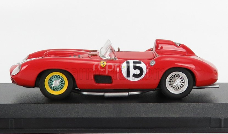 Umelecký model Ferrari 290s Spider Ch.0656 N 15 12h Sebring 1957 Gregory - Brero 1:43 Red