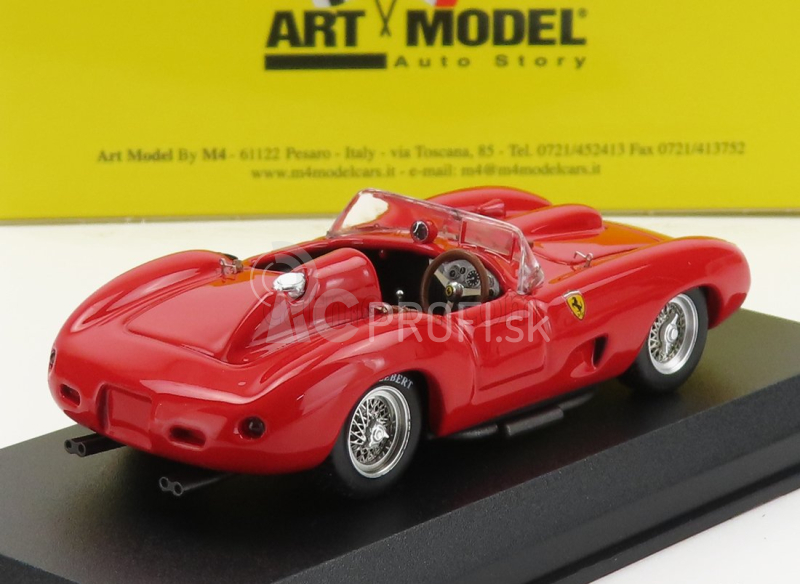 Umelecký model Ferrari 315s Spider N 0 Prova 1957 1:43 Červená