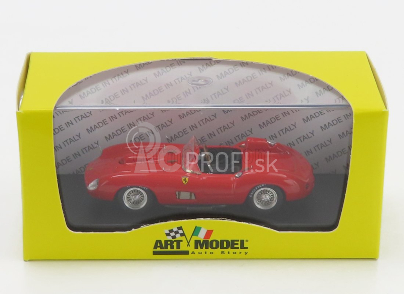 Umelecký model Ferrari 315s Spider N 0 Prova 1957 1:43 Červená