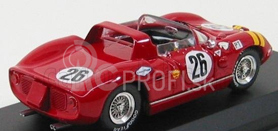 Umelecký model Ferrari 330p N 26 Sebring 1965 Grossman - Hudson 1:43 Red