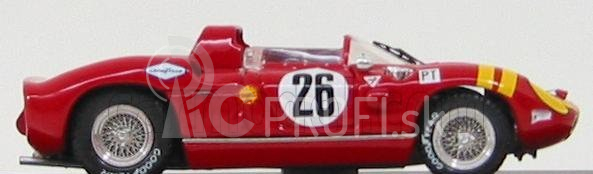 Umelecký model Ferrari 330p N 26 Sebring 1965 Grossman - Hudson 1:43 Red