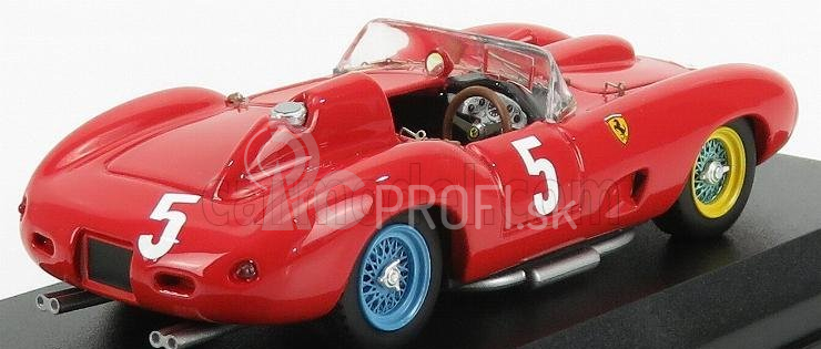 Umelecký model Ferrari 335s Ch.0700 N 5 2nd 1000km Nurburgring 1957 Collins - Gendebien 1:43 Red