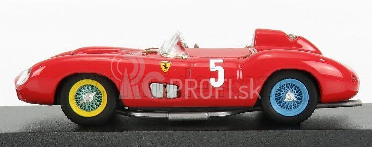 Umelecký model Ferrari 335s Ch.0700 N 5 2nd 1000km Nurburgring 1957 Collins - Gendebien 1:43 Red