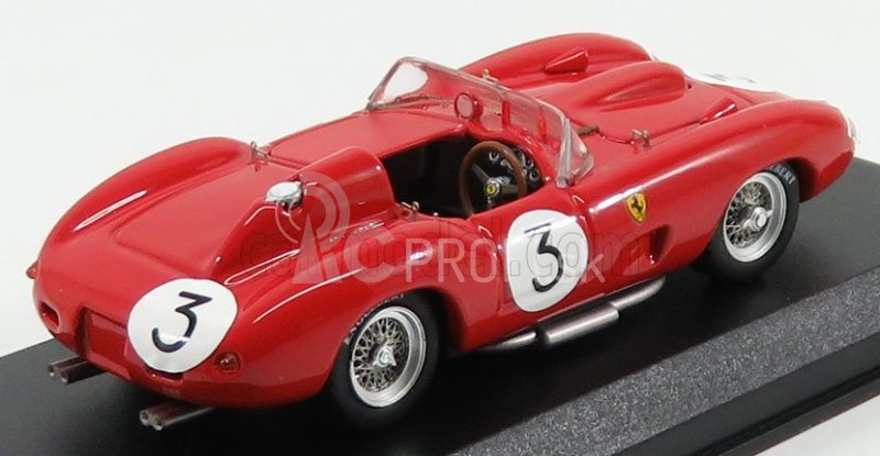 Umelecký model Ferrari 335s Spider Ch.0674 N 3 Sweden Gp 1957 Hawthorn - Musso 1:43 Red