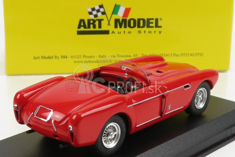 Umelecký model Ferrari 340 Mexico Spider 1953 1:43 Červená