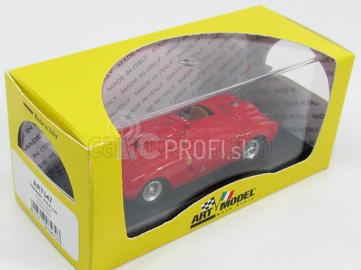 Umelecký model Ferrari 375 Plus Spider Testovacie auto 1954 1:43 Červená