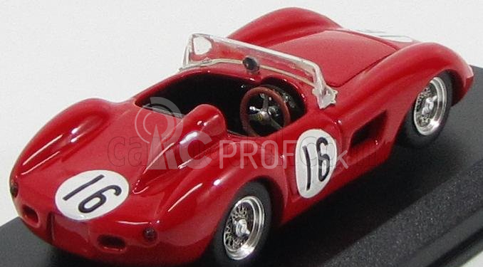 Umelecký model Ferrari 500trc Testarossa Spider N 16 Winner Virginia 1957 W.helburn 1:43 Red