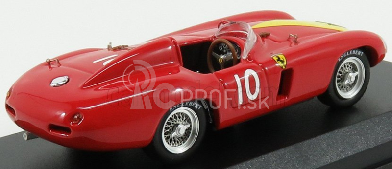 Umelecký model Ferrari 750 Monza Spider N 10 Venezuela Gp 1955 A.de Portago 1:43 Červeno-žltá