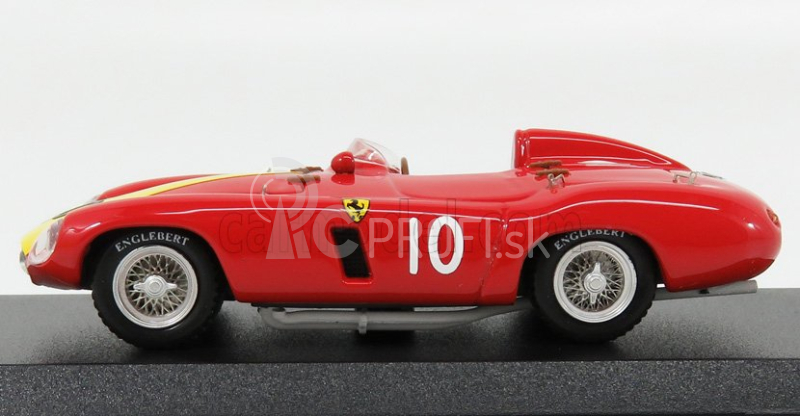 Umelecký model Ferrari 750 Monza Spider N 10 Venezuela Gp 1955 A.de Portago 1:43 Červeno-žltá