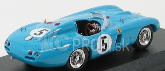 Umelecký model Ferrari 750 Monza Spider N 5 1000km Parigi 1956 Picard - Trintignant 1:43 Light Blue