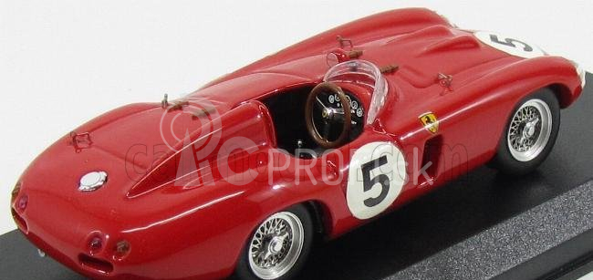 Umelecký model Ferrari 850s Spider N 5 Tourist Trophy 1955 Maglioli - Trintignant 1:43 Red