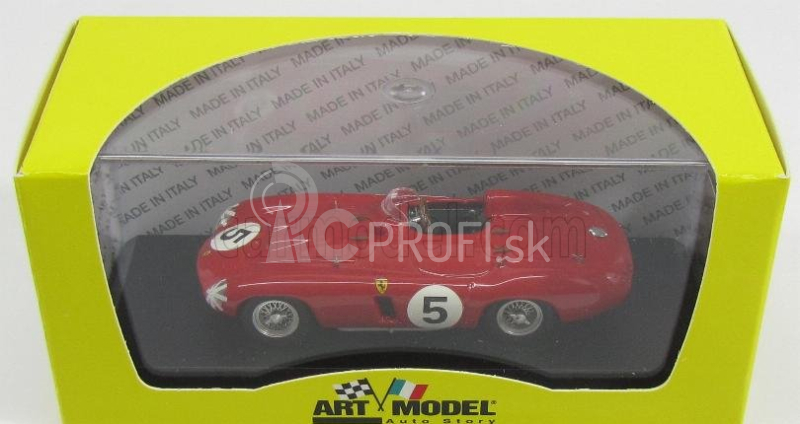 Umelecký model Ferrari 850s Spider N 5 Tourist Trophy 1955 Maglioli - Trintignant 1:43 Red