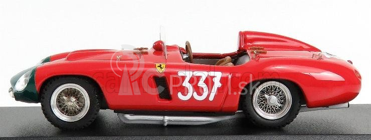 Umelecký model Ferrari 857s Ch.0584 N337 Winner Giro Di Sicilia 1956 P.collins - Klementasky 1:43 Červená čierna