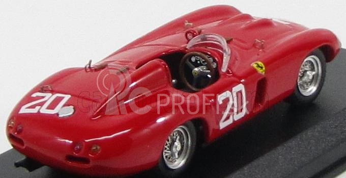 Umelecký model Ferrari 857s Spider N 20 Winner Nassau 1955 P.hill 1:43 Red