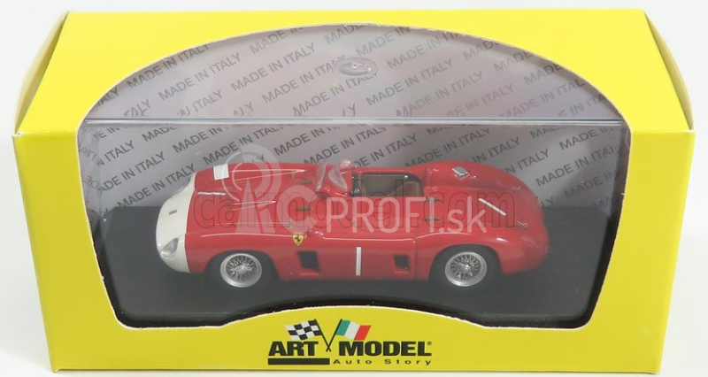 Umelecký model Ferrari 860 Monza Ch.0602 N 1. 2. 1000km Nurburgring 1956 Fangio - Castellotti 1:43 Červená