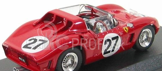 Umelecký model Ferrari Dino 268 Sp N 27 24h Le Mans 1962 Scarfiotti - Baghetti 1:43 Red