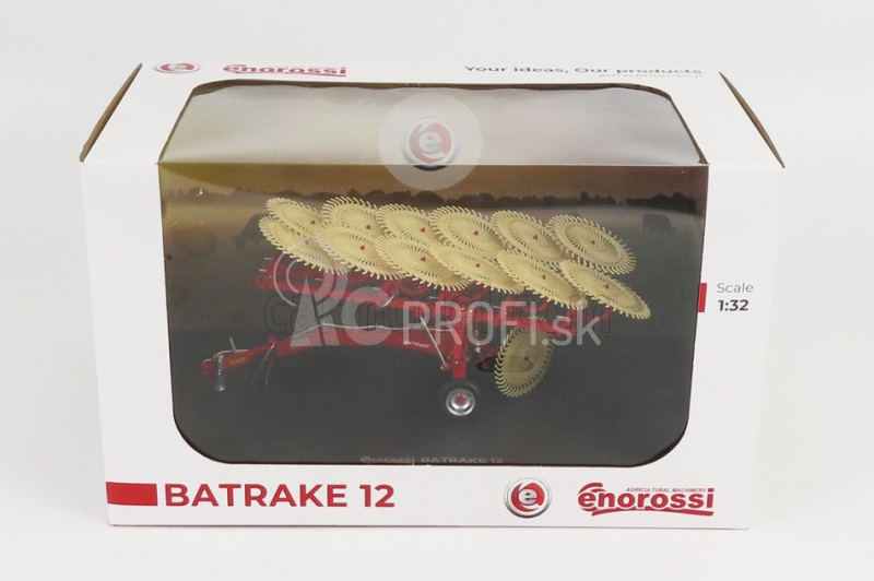 Universal hobbies Enorossi Batrake 12 Andanatore Trainato 1:32 Red Cream