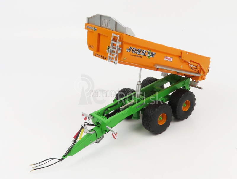 Universal hobbies Joskin Silo-cargo Transktp 22/50 Otvorený príves pre traktor 2004 1:32 Oranžovo zelený