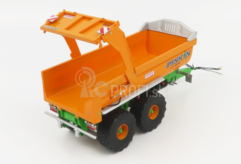 Universal hobbies Joskin Silo-cargo Transktp 22/50 Otvorený príves pre traktor 2004 1:32 Oranžovo zelený