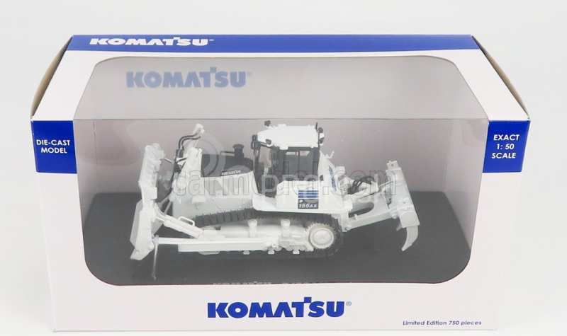 Universal hobbies Komatsu D155ax-7 Ruspa Cingolata 2010 - Traktor so škrabákom 1:50 biely