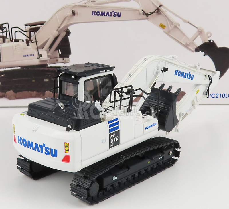 Universal hobbies Komatsu Pc210lc Escavatore Cingolato - Traktor Bagr 1:50 biely čierny